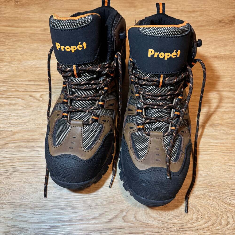 Propet Walker Men's Sz 9.5 Shoes Brown Outdoor Waterproof Hiking Boots